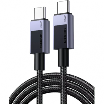 Cablu Date USB-C la USB-C 100W Super Fast Power Delivery 1m Negru