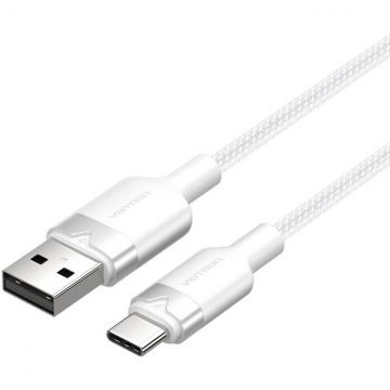 Cablu de date CTNWF, USB/USB-C, 3A, 1m, Alb