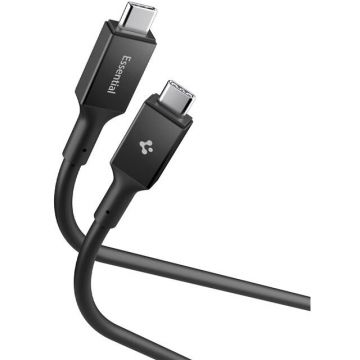 Cablu de date Essential, 2x USB-C, 100W, 5Gbps, 1m, Negru