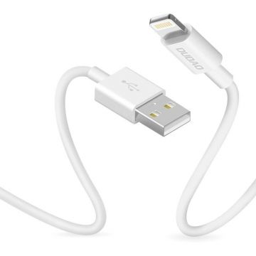 Cablu de date L1L, USB/Lightning, 3A, 1m, Alb