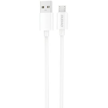 Cablu de date L4SM, USB la Micro-USB, 2A, 480Mbps, 1m, Alb
