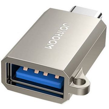 Cablu de date S-H151, USB-C tata - USB mama, 5Gbps, Argintiu