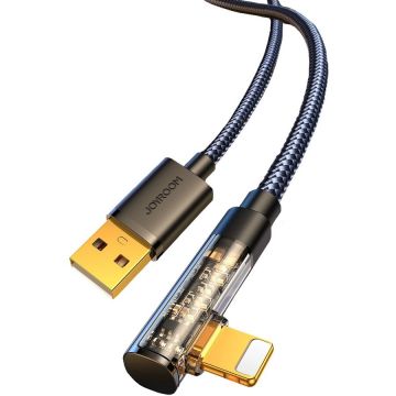 Cablu de date S-UC012A6, USB/Lightning, 2.4A, 1.2m, Negru