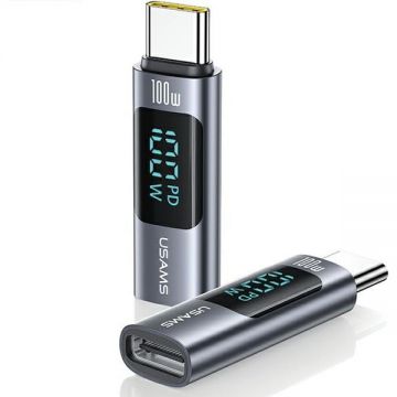 Cablu de date US-SJ682, 100W, 480Mbps, Gri