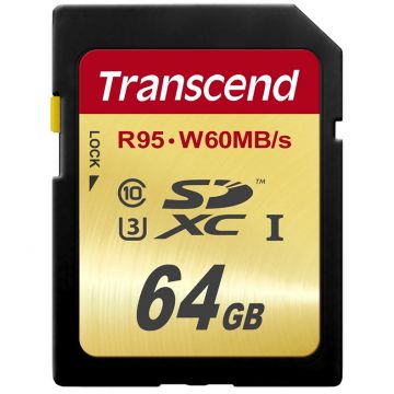 Card SDXC 64GB Class 10 UHS-I U3 W60
