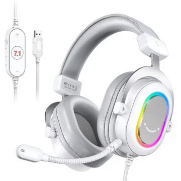 Casti Gaming H6W White