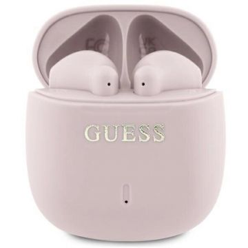 Casti GUTWSJ14ESGP TWS Printed Classic Logo Bluetooth 5.3 300mAh USB-C IPX5 Roz