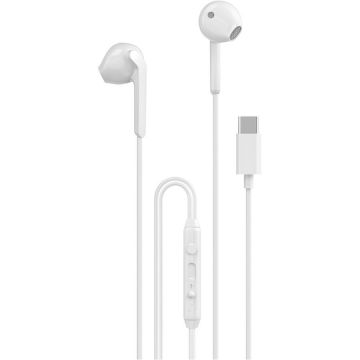 Casti In-Ear X3C Control pe Fir USB-C Lungime Cablu 1.2M Alb