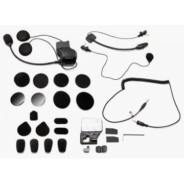 Casti SC-A0318 Universal Helmet Clip Kit with Speakers Negru