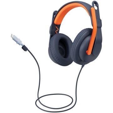 Casti Zone Learn Classic WW-9006 OVER EAR USB-C Albastru