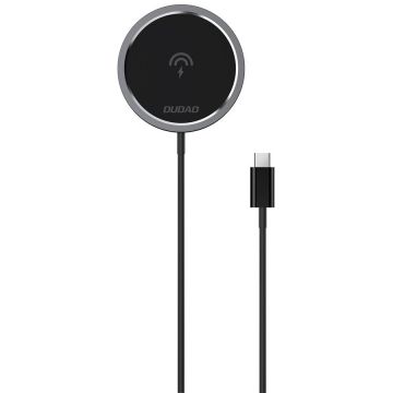 Incarcator A12XS, Compatibil MagSafe, Putere 15W, USB-C, Negru