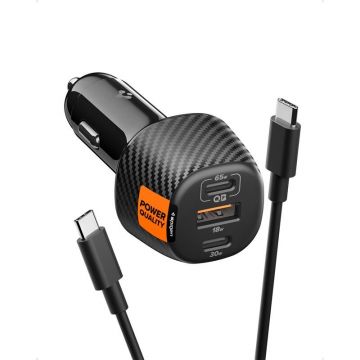 Incarcator ArcStation Essential, 113W,  2xUSB-C, 1xUSB-A, Negru