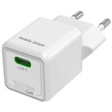 Incarcator PW23, USB-C, 30W, 3A, Fast Charging, Alb