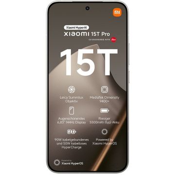 Telefon mobil 15T Pro 1TB 12GB RAM Dual Sim 5G Gray