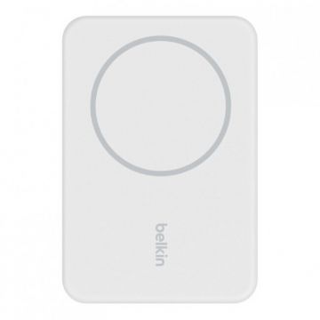 Acumulator Extern Magnetic Wireless 5000mAh Alb