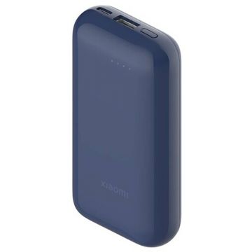 Baterie externa Xiaomi Pocket Edition Pro, 10000 mAh, 1x USB, 1x USB-C, 33W, Blue