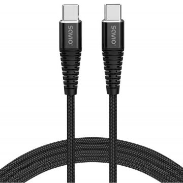 Cablu Date/Incarcare USB-C USB-C 1m Negru