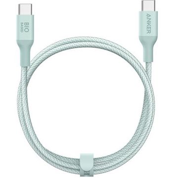 Cablu de date / adaptor Anker USB-C Male la USB-C Male 1.8 m, PD 140W, Green
