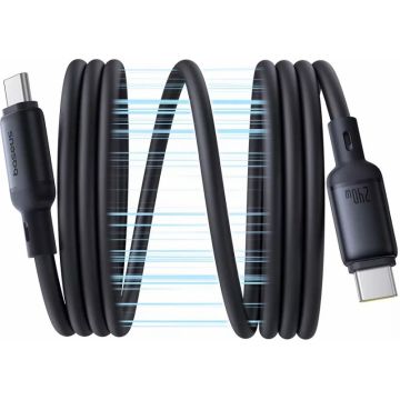 Cablu de date / adaptor Baseus PicoGo Magnetic, USB Male la USB-C Male, 240 W, 1 m, Black