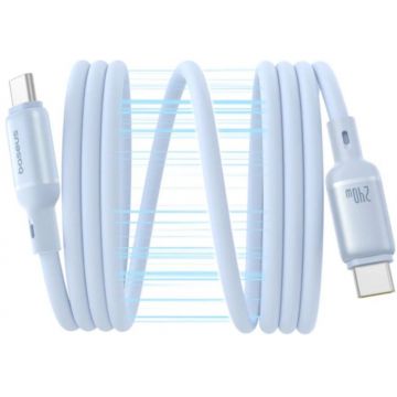 Cablu de date / adaptor Baseus PicoGo Magnetic, USB Male la USB-C Male, 240 W, 1 m, Blue