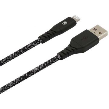 Cablu de date / adaptor Tellur USB Male la Lightning Male, MFi, 1 m, Black