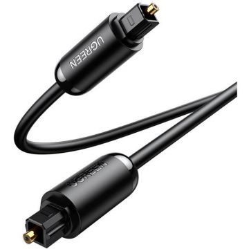 Cablu de date AV122 Toslink, tata S/PDIF la tata S/PDIF, 2m, Negru