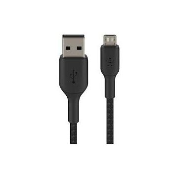 Cablu De Date\Incarcare Micro-USB to USB-A Braided  1M Negru