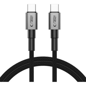 Cablu de date UltraBoost DNA, 2x USB-C, PD 100W, 5A, 1m, Gri
