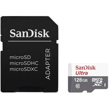 Card de memorie Ultra 128GB MicroSDXC Clasa 10 UHS-I Tablet Packaging + Adaptor SD