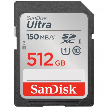 Card De Memorie Ultra SDSDUNC-512G-GN6IN SDXC 512GB UHS-I U1 Clasa 10