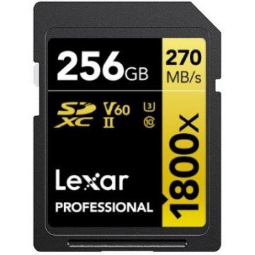 Card SDXC 256GB Professional 1800x UHS-II U3
