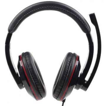 Casti Gembird On-Ear, MHS-U-001 Black
