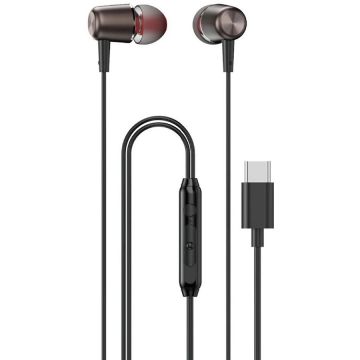 Casti In-Ear X1 Pro T Control pe Fir USB-C Lungime Cablu 1.2M Negru