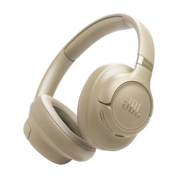 Casti JBL Tune 730BT , Bej, Wireless Over-Ear  Bluetooth 6.0, Driver 40mm, JBL Pure Bass, Autonomie 76h, Microfon Integrat, Pliabile