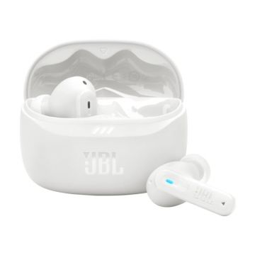 Casti JBL Tune Beam 2 In-Ear, Alb, True Wireless, Bluetooth 5.3, ANC, Spatial Sound, Multipoint, IP54, Autonomie 48h