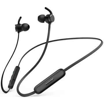 Casti Philips In-Ear, TAE1209BK/00, Wireless, Bluetooth, Black