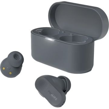 Casti Philips In-Ear, TAT3509GY/00, TWS, Grey