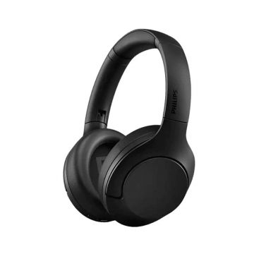 Casti Philips Over-Ear, TAH8506BK/00, ANC, Bluetooth, aplicatie mobila, Negru