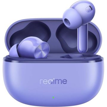 Casti Realme Buds T200 Lite In-Ear, Violet, True Wireless, Bluetooth 5.4, Reducere Zgomot, Autonomie pana la 48h