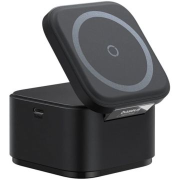Incarcator wireless Baseus P10264100123-00, MagSafe 25 W, Black