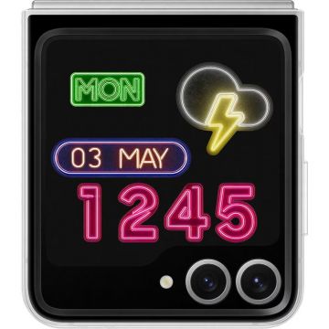 Samsung Capac protectie spate FlipSuit Transparent pentru Galaxy Z Flip 6