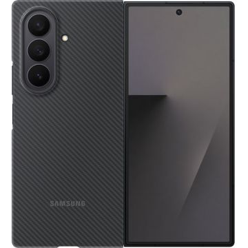 Samsung Husa de protectie Carbon Shield Case, pentru Galaxy Z Fold 7, Negru