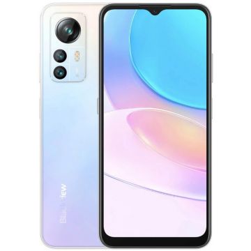 Smartphone Blackview A85, 128GB, 8GB RAM, Dual SIM, 4G, Tri-Camera, White