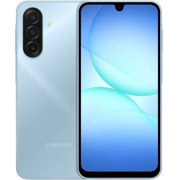 Smartphone Samsung Galaxy A17, 4G Edition, 256GB, 8GB RAM, Dual SIM, 4-Camere, Light Blue