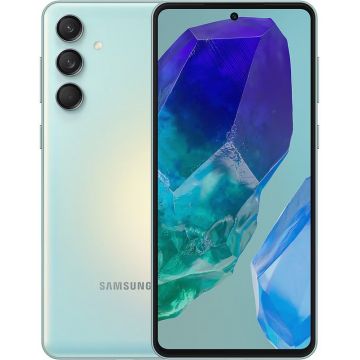Smartphone Samsung Galaxy M55, Snapdragon 7 Gen.1, 128GB, 8GB RAM, Dual SIM, 5G, 4-Camere, Light Green