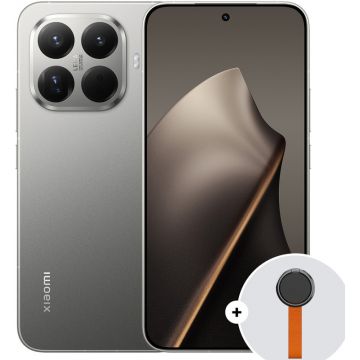 Smartphone Xiaomi 15T Pro, 512GB, 12GB RAM, Dual SIM, 5G, 4-Camere, Gray + Woven Strap Ring Stand