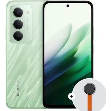 Smartphone Xiaomi Redmi 15, 256GB, 8GB RAM, Dual SIM, 5G, Tri-Camera, Ripple Green + Woven Strap Ring Stand