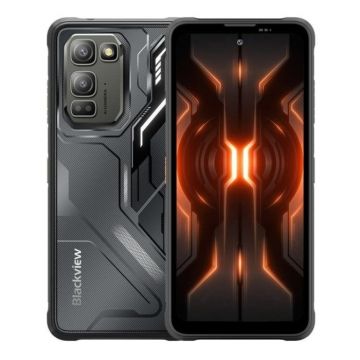 Telefon Mobil Blackview FORT 5, Negru, 4G LTE, Ecran 6.78   FHD+ 120Hz, 36GB RAM (12GB + 24GB extensibili), 256GB ROM, Camera 108MP + Night Vision, Android 16, NFC, Dual SIM