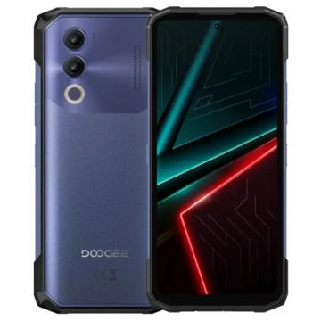 Telefon mobil Doogee Blade 20, Mov, 4G, Ecran 6.6   HD+ IPS, 20GB RAM(4GB+16GB extensibili), 128GB ROM, Android 15, Camera 16MP+8MP, T7200 Octa-Core, 10300mAh, 18W, Face ID, NFC, Dual SIM