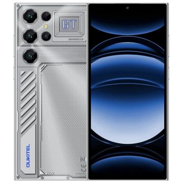 Telefon Mobil Oukitel C61 GT, Gri, 4G, 6.88   HD+ In-Cell IPS, 16GB RAM (4GB+12GB Extensibili), 128GB ROM, 13MP, Android 15, Unisoc Tiger T606, NFC, OTG, 5150mAh, 10W, Dual SIM